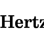 HertzW05-Bold
