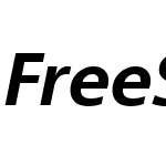 FreeSetW05-DemiBoldOblique