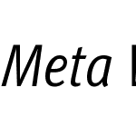 MetaW10-CondItalic