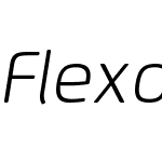 FlexoSoftW01-LightItalic
