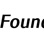 FoundryFormSansW05-DemiIt
