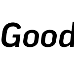 GoodW01-WideMediumItalic