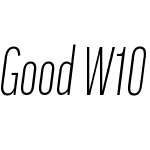 GoodW10-CompLightItalic