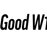 GoodW10-XCondBoldItalic
