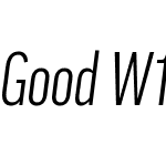 GoodW10-XCondItalic