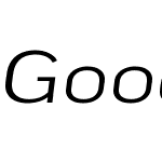 GoodW10-ExtdLightItalic