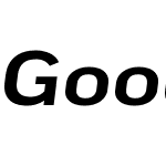 GoodW10-ExtdMediumItalic