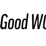 GoodW05-XCondMediumItalic