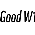 GoodW10-XCondMediumItalic
