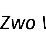 ZwoW04-Italic