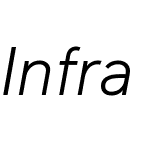 InfraW05-LightItalic