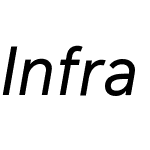 InfraW04-RegularItalic