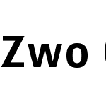 ZwoCorrW04-Bold