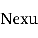 NexusSerifW05-Regular