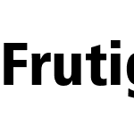 FrutigerLTW23-77BlackCond