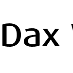 DaxW05-WideMedium