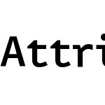 AttributeTextW05-Medium