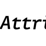 AttributeTextW01-MediumIt