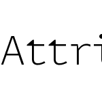 AttributeTextW07-Xlight