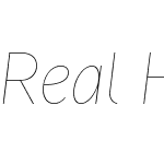 RealHeadW05-HairlineItalic