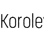 Korolev Rough Condensed