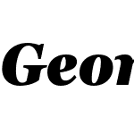 GeorgiaW10-CondBlackItalic