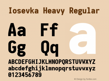 Iosevka Heavy Regular 1.8.6图片样张