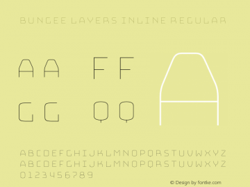Bungee Layers Inline Regular Version 1.000;PS 1.0;hotconv 1.0.72;makeotf.lib2.5.5900图片样张