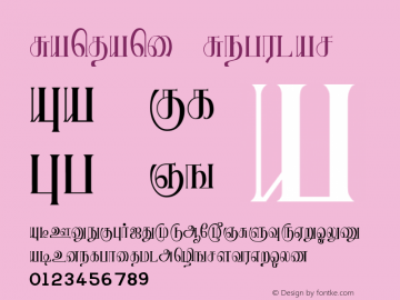 Ranjani Regular Unknown Font Sample