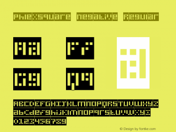 PhlexSquare Negative Regular Version 4.10图片样张