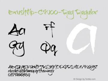 BrushTip-CW00-Reg Regular Version 1.00图片样张