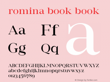 romina book book Version 1.000;PS 001.001;hotconv 1.0.56图片样张