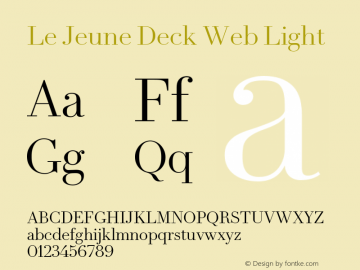 Le Jeune Deck Web Light Version 1.1 2016图片样张