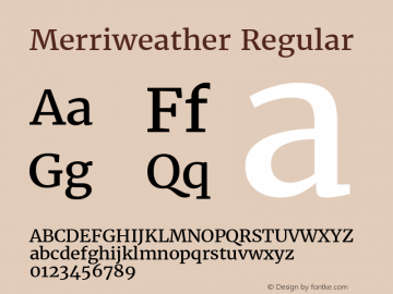 Merriweather Regular Version 1.584; ttfautohint (v1.5) -l 6 -r 36 -G 0 -x 10 -H 350 -D latn -f cyrl -w 
