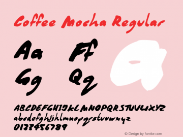 Coffee Mocha Regular Version 1.00 June 22, 2016, initial release图片样张