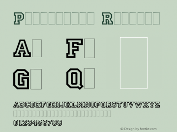 Princetown Regular 1.0图片样张