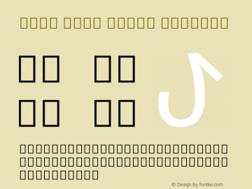 Noto Sans Bamum Regular Version 1.03 uh图片样张