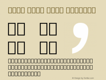 Noto Sans Lisu Regular Version 1.03 uh Font Sample