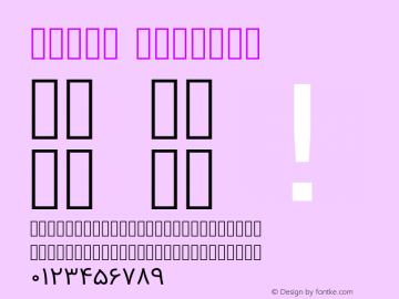 Vazir Regular Version 3.1.0; ttfautohint (v1.4.1.5-446e) Font Sample