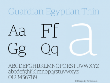 Guardian Egyptian Thin Version 1.200; 2011图片样张