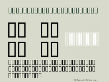 MCS ABHA VER OUT Regular ALMAALIM COPMUTER SYSTEMS Font Sample