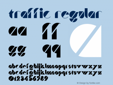 Traffic Regular Version 1.0图片样张