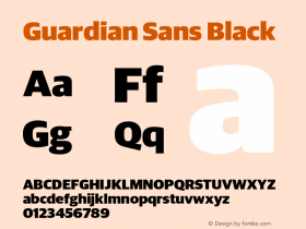 Guardian Sans Black Version 1.200; 2016图片样张