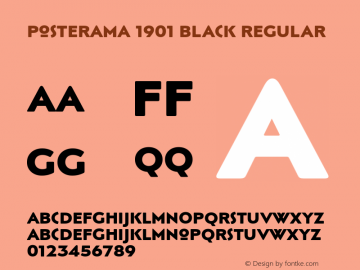 Posterama 1901 Black Regular Version 1.00图片样张