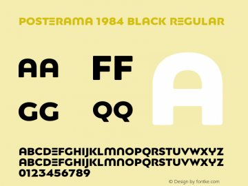 Posterama 1984 Black Regular Version 1.00图片样张
