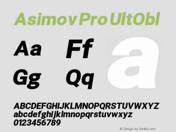 Asimov Pro UltObl Version 2.000980; 2014图片样张