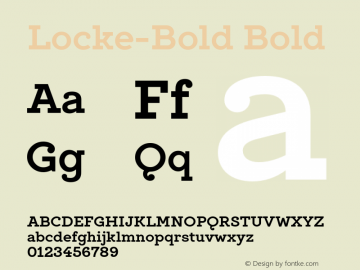 Locke-Bold Bold Version 1.000;com.myfonts.easy.cdtype.locke.bold.wfkit2.version.4B2z图片样张