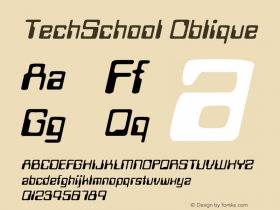 TechSchool Oblique Rev. 003.000图片样张