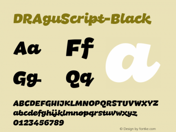DRAguScript-Black ☞ com.myfonts.easy.rastvortsev.dr-agu-script.black.wfkit2.version.4ALp Font Sample