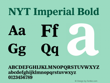 NYT Imperial Bold Version 1.002图片样张